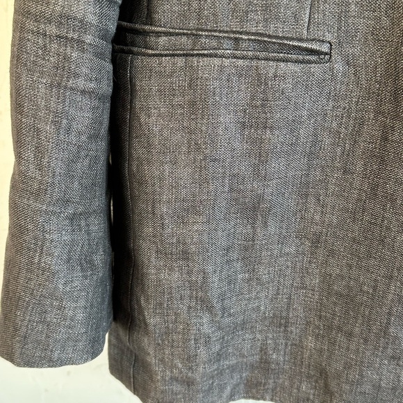 Angelico Franceschini 100% Linen Distressed Gray Blazer Sz 40R or M - Picture 6 of 16